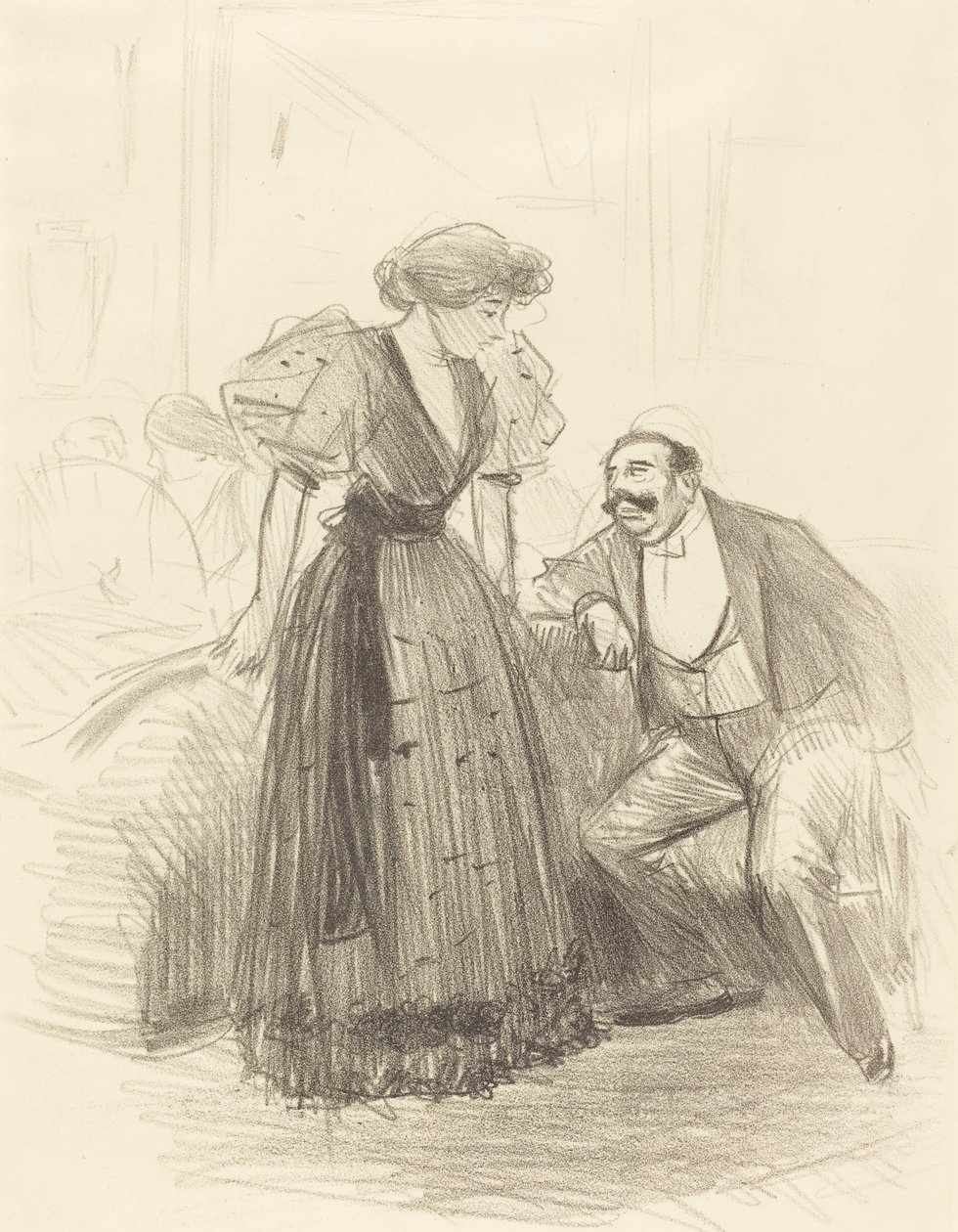 Ved en aftenfest af Jean Louis Forain