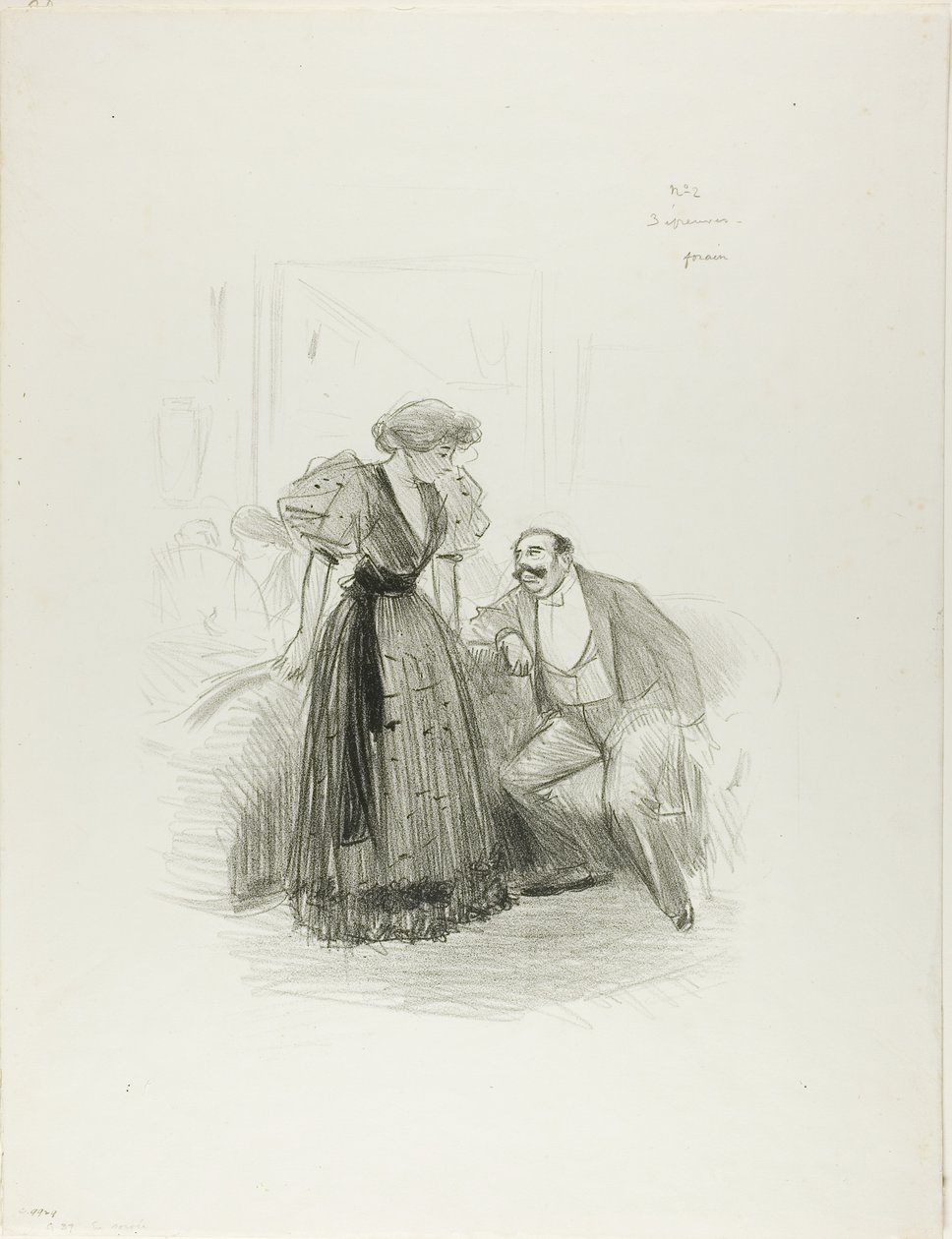 Ved en aftenfest af Jean Louis Forain