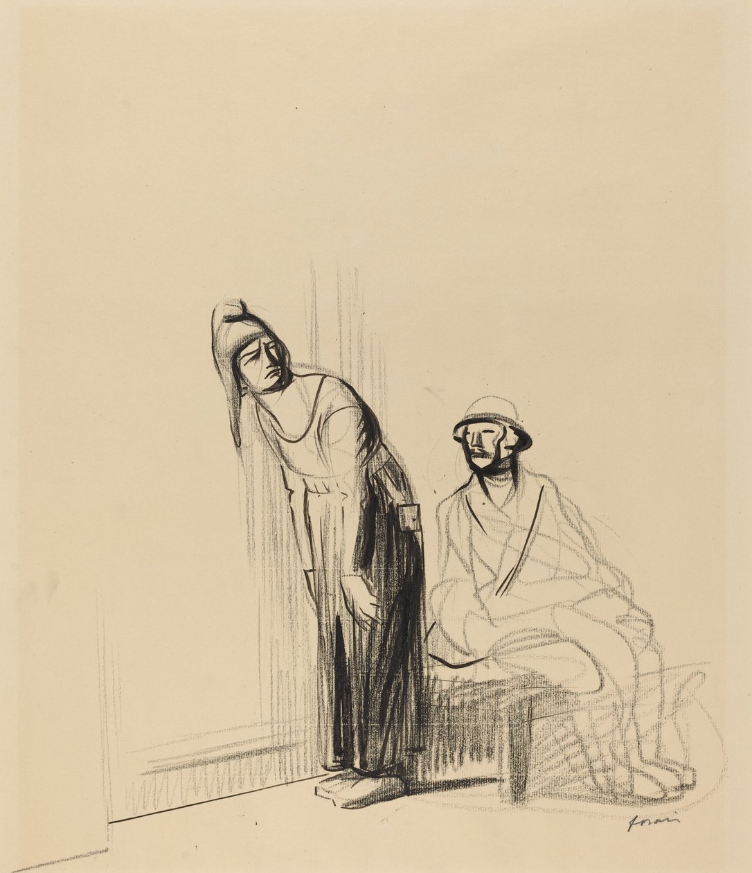 Ved Fredskonferencen af Jean Louis Forain