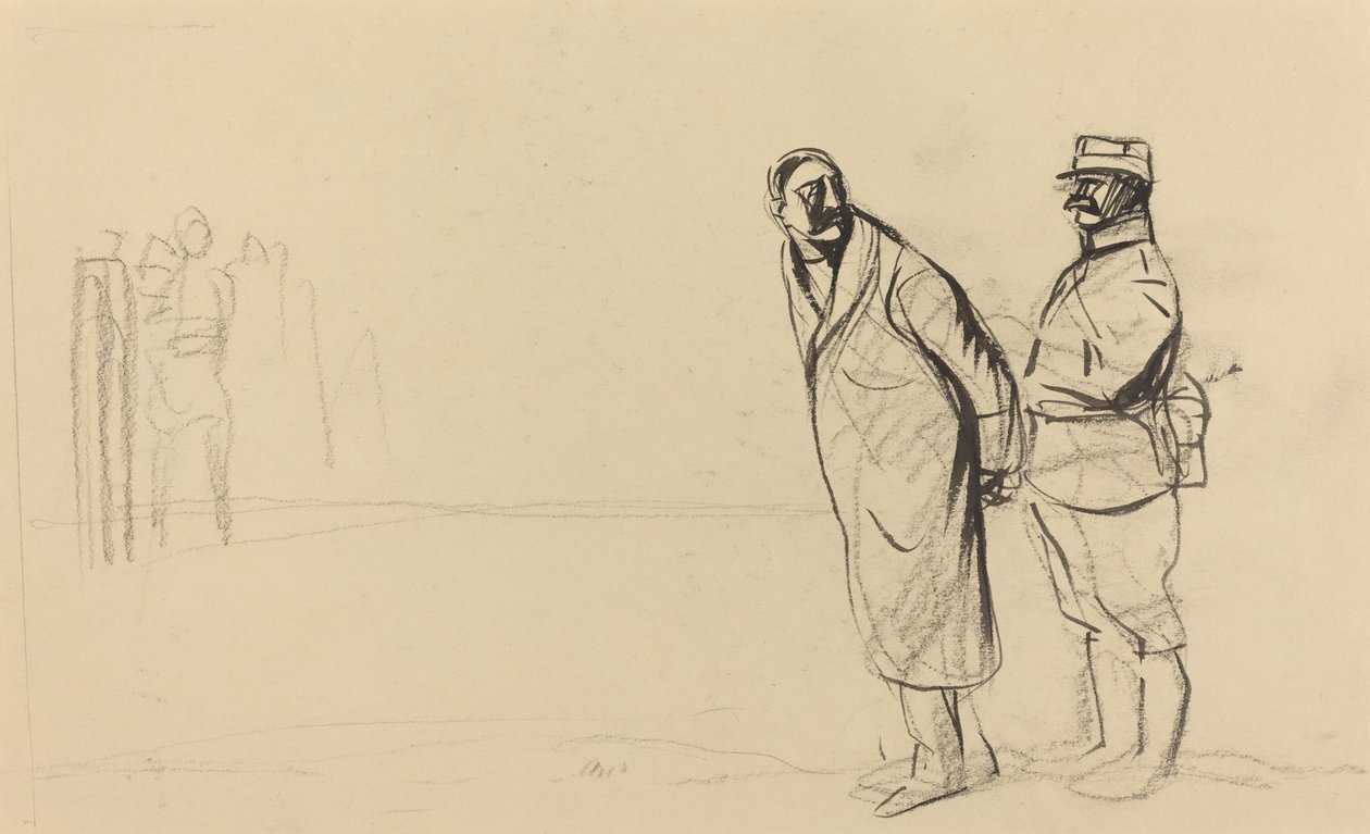 Forrest i Vincennes. bolo pasha af Jean Louis Forain
