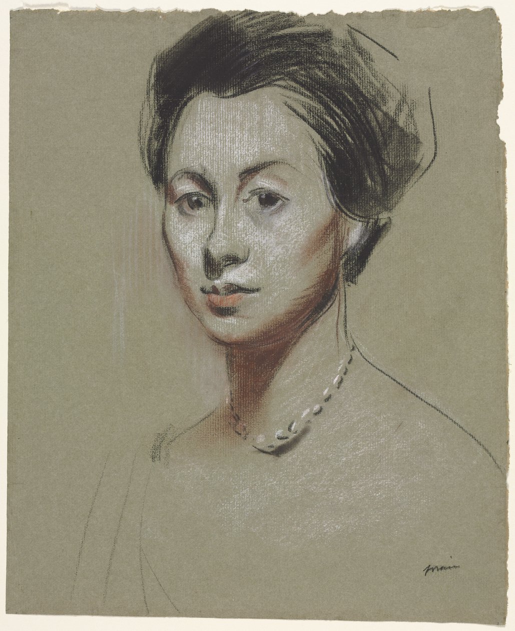 Ava Mendelsohn, fjerde kvartal 1800-tallet eller første tredjedel 1900-tallet. af Jean Louis Forain