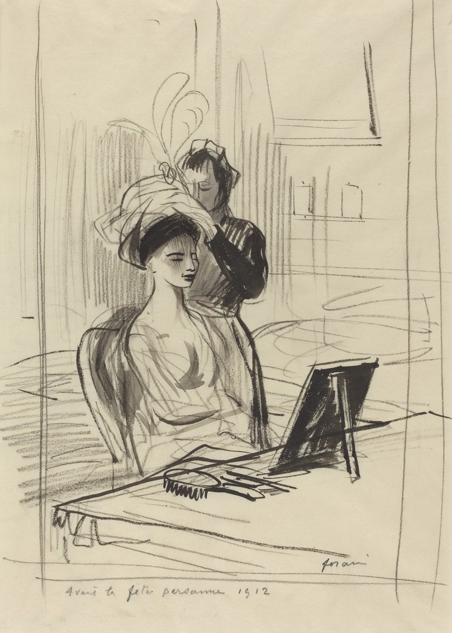 Avant til persiske piger af Jean-Louis Forain