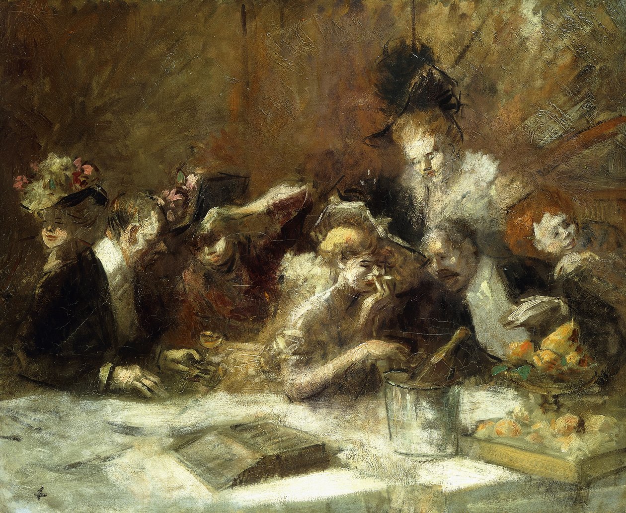 Cafe Maxim, Paris, af Jean Louis Forain
