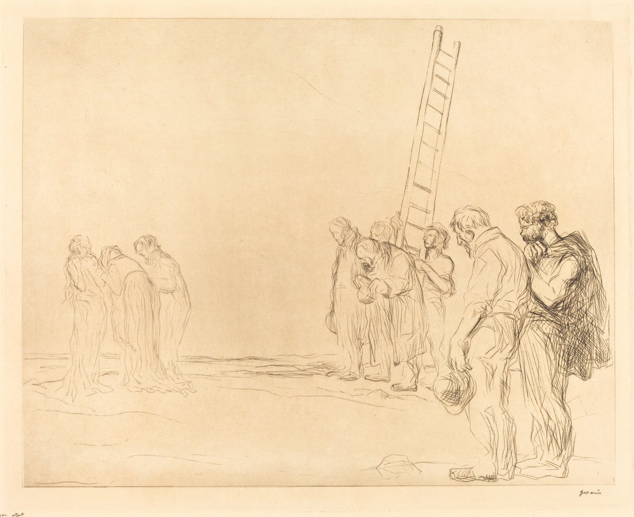 Golgata (anden plade) af Jean Louis Forain
