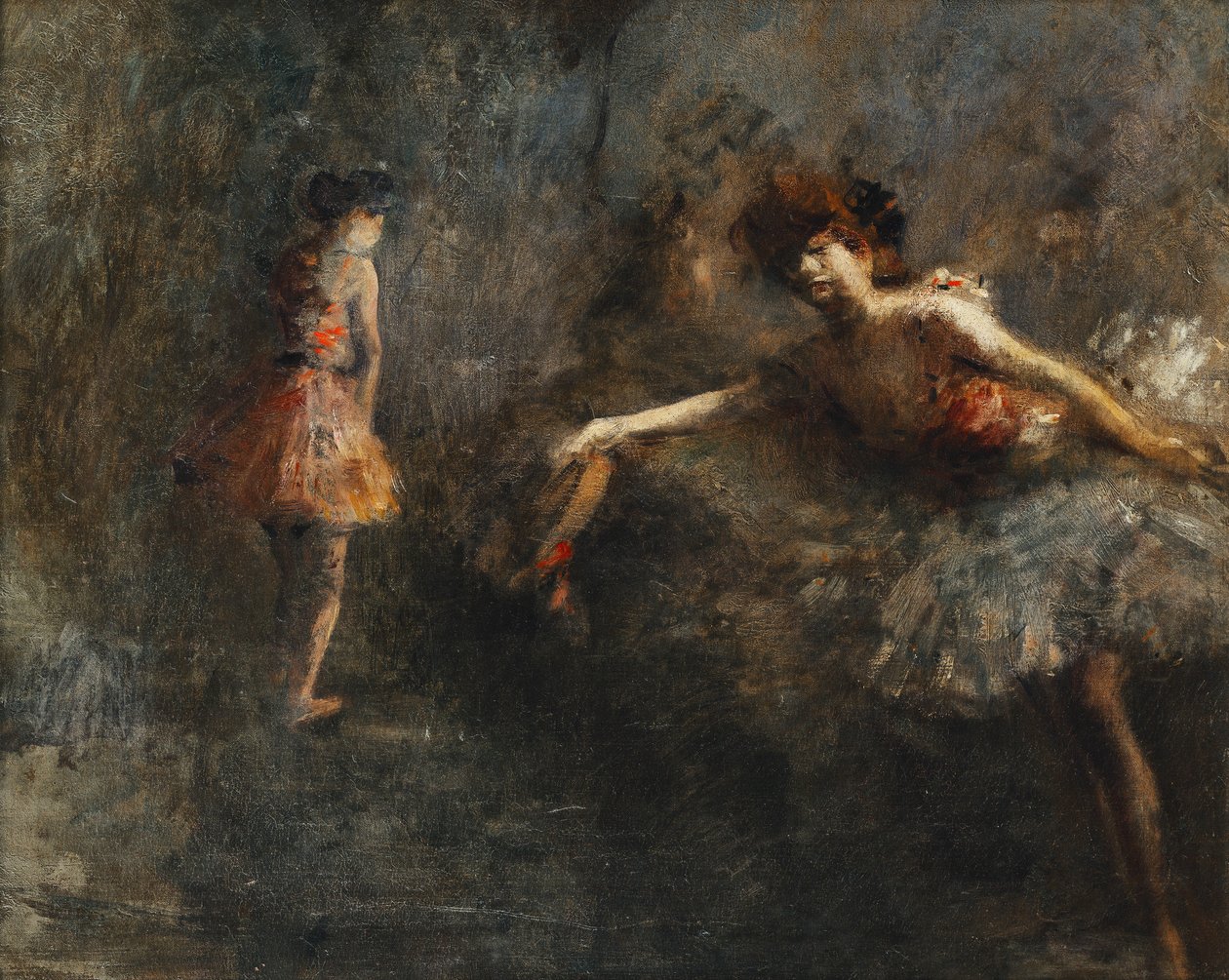 Cirkusartist; Cirkus kunstnere, af Jean Louis Forain