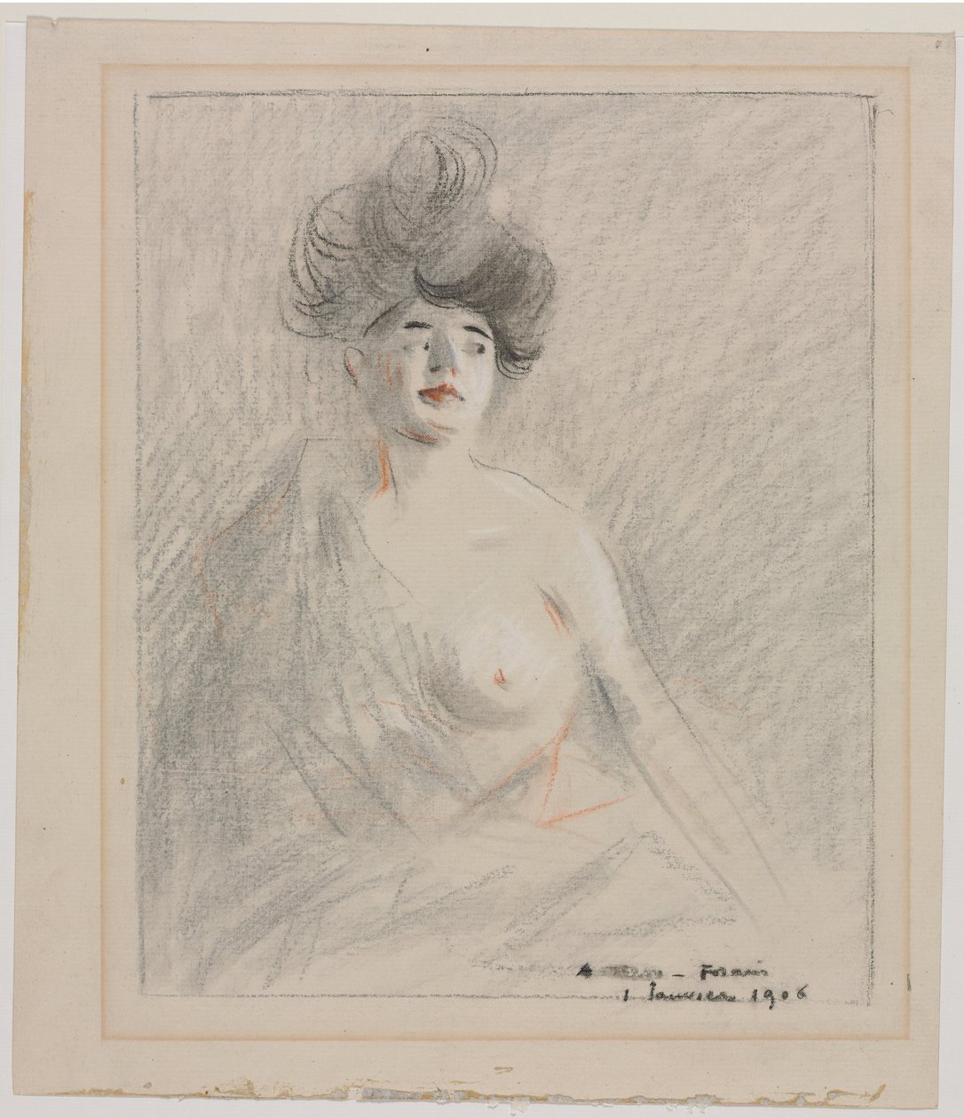 Kurtisane, 1906. af Jean Louis Forain