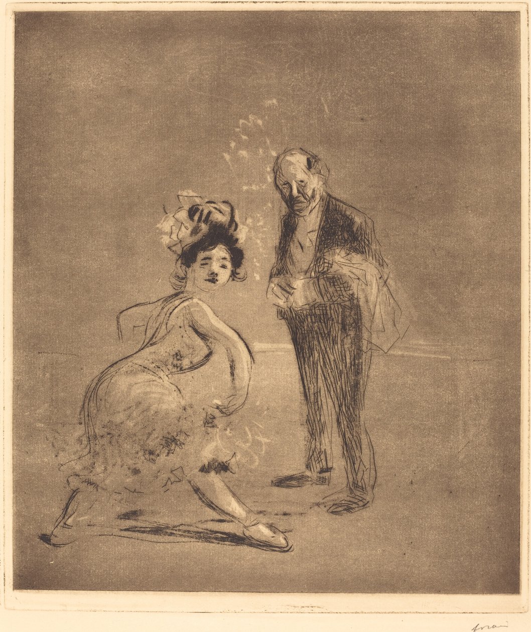 Danser og hovedtjener af Jean Louis Forain