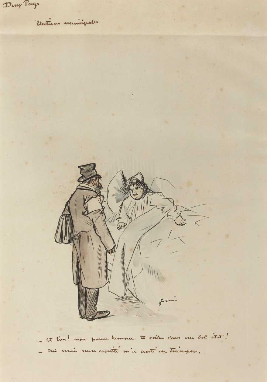 Valg Municipales af Jean Louis Forain
