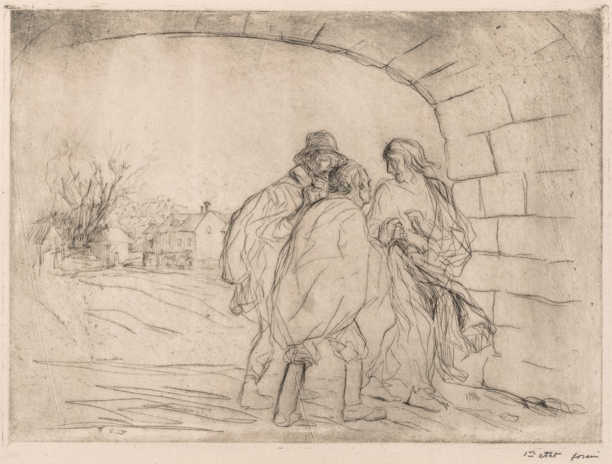 Møde under hvælvingen. af Jean Louis Forain