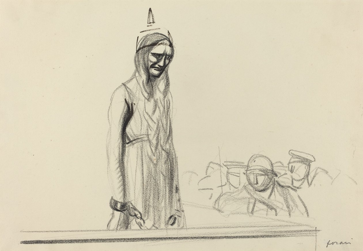 Germania for dommerne, ca. 19141919. af Jean Louis Forain