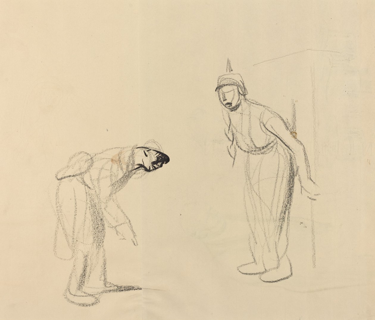 Hiding the louis [verso], ca. 19141919. af Jean Louis Forain