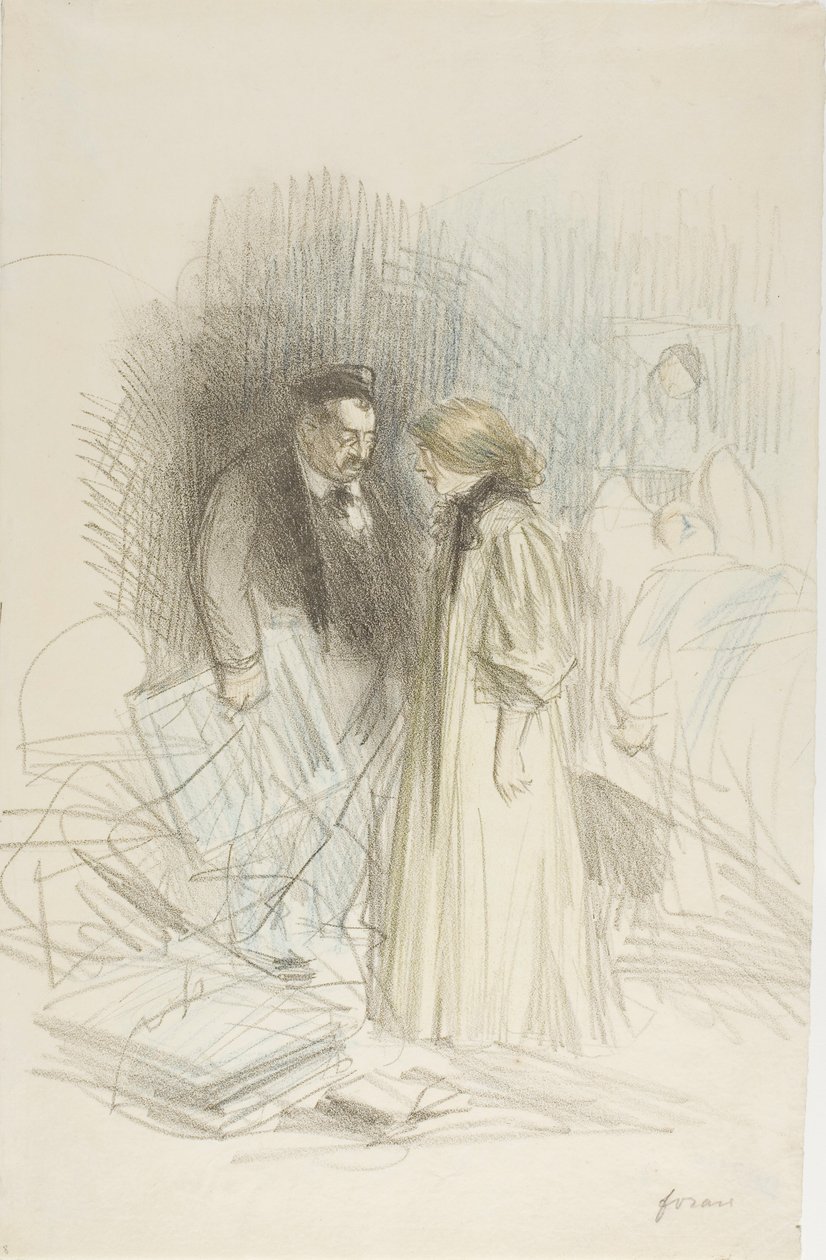 Jeg tør ikke tage dem ned ... det ville såre ham for meget af Jean Louis Forain