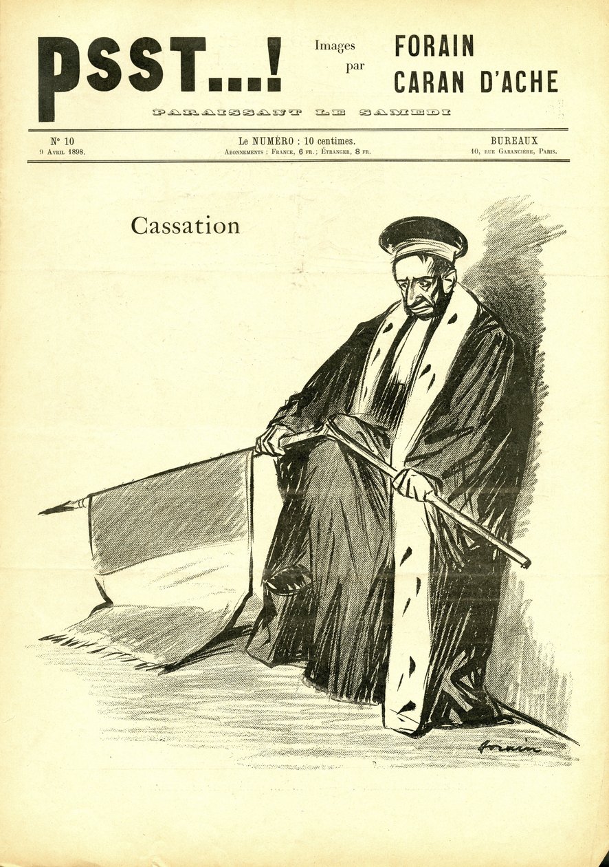 Illustration af Jean-Louis Forain (1852-1931) i Psst...! af Jean Louis Forain