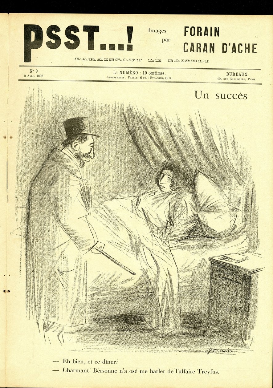 Illustration af Jean-Louis Forain (1852-1931) i Psst...! af Jean Louis Forain