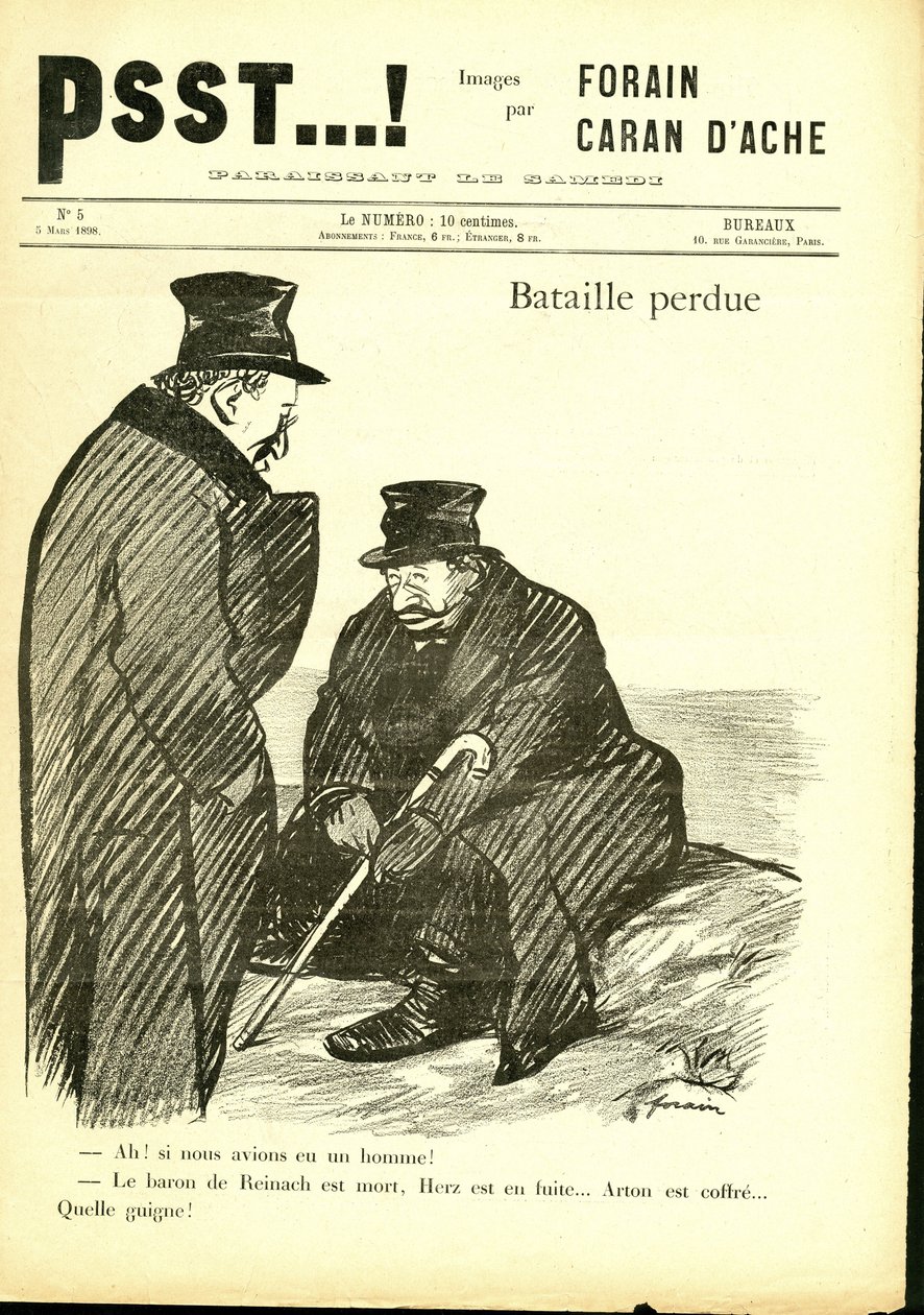 Illustration af Jean-Louis Forain (1852-1931) i Psst...! af Jean Louis Forain