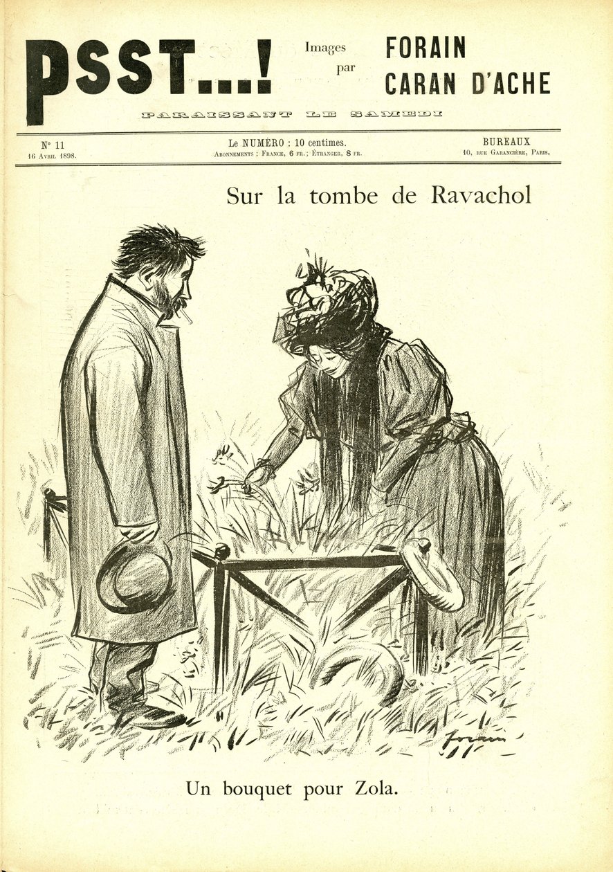 Illustration af Jean-Louis Forain (1852-1931) i Psst...! af Jean Louis Forain