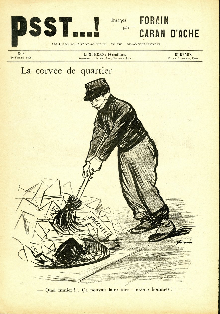 Illustration af Jean-Louis Forain (1852-1931) i Psst...! af Jean Louis Forain