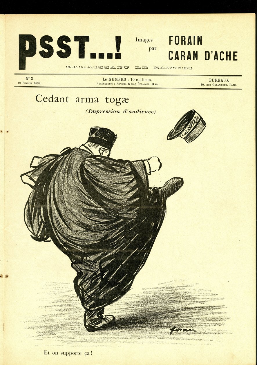 Illustration af Jean-Louis Forain (1852-1931) i Psst...! af Jean Louis Forain