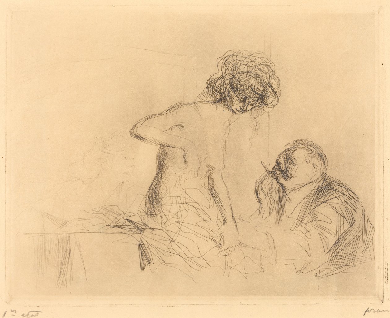I et privat værelse (første plade) af Jean Louis Forain