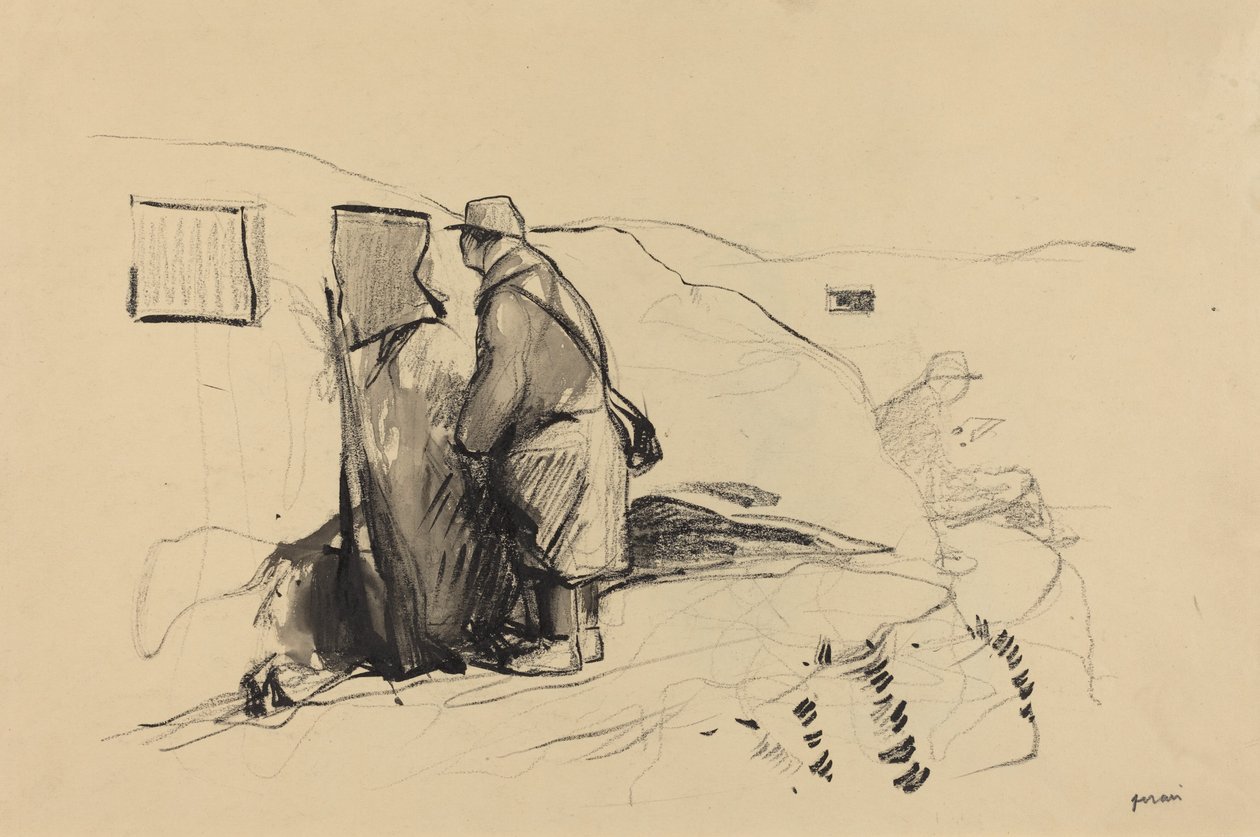 I skyttegravene af Jean Louis Forain