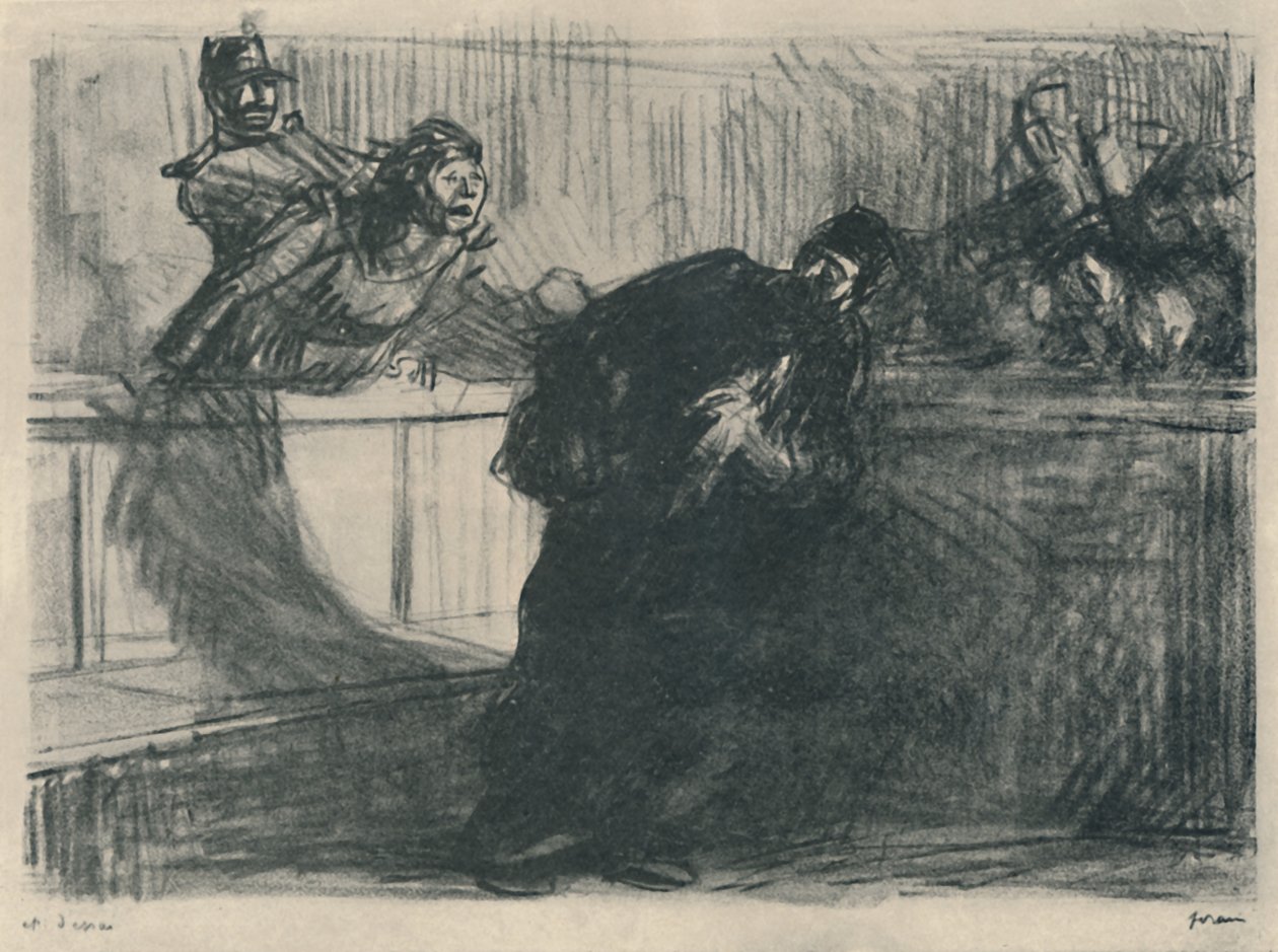 Den Inveighed Advokat, 1919 af Jean Louis Forain