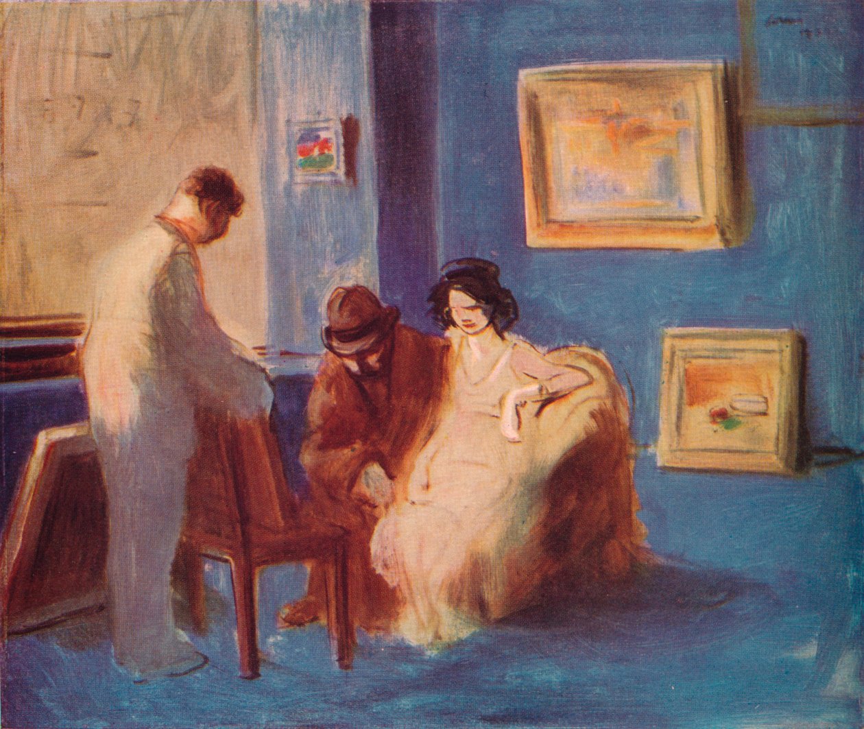 Billedhandleren, c1927 af Jean Louis Forain