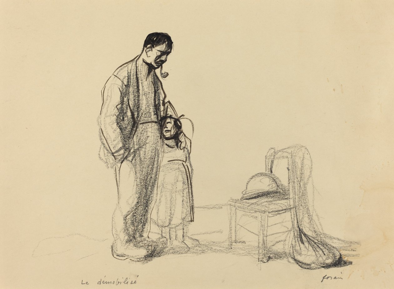 Demobiliserer ham af Jean Louis Forain