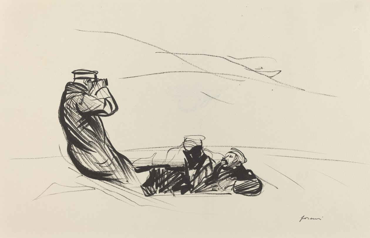 Leder efter fjenden af Jean Louis Forain