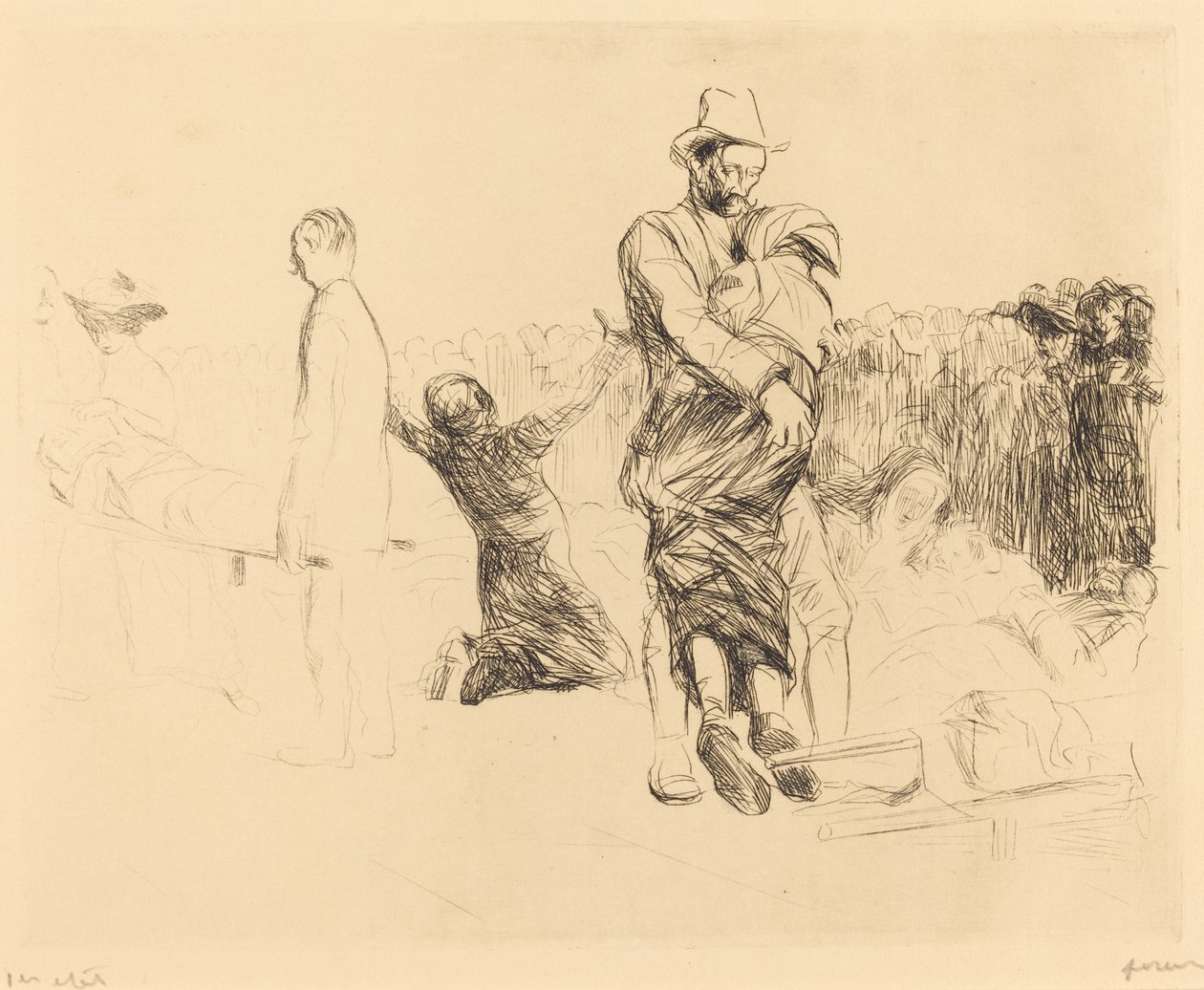 Lourdes, Transport af lammede af Jean Louis Forain