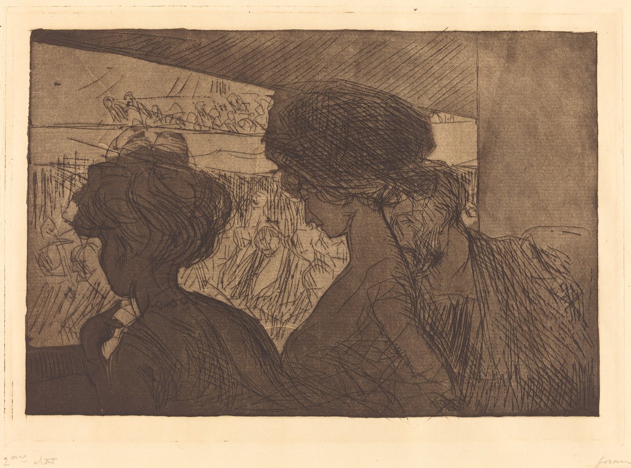 Underkasse ved Teatret af Jean Louis Forain