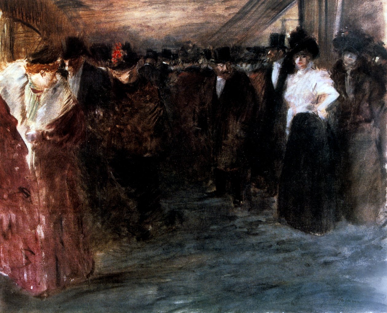 Musiksalen, 1895-1896 af Jean Louis Forain