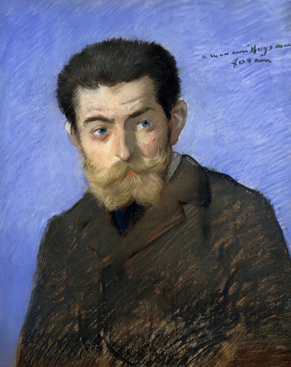 Portræt af Joris Karl Huysmans, pseudonym af Charles-Marie-Georges Huysmans (Paris af Jean Louis Forain