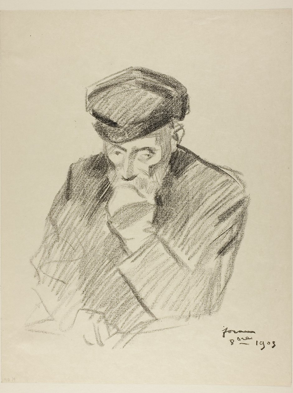 Portræt af Renoir, fjerde plade af Jean Louis Forain
