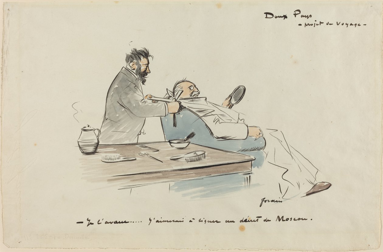 Rejseprojekt, ca. 1897. af Jean Louis Forain