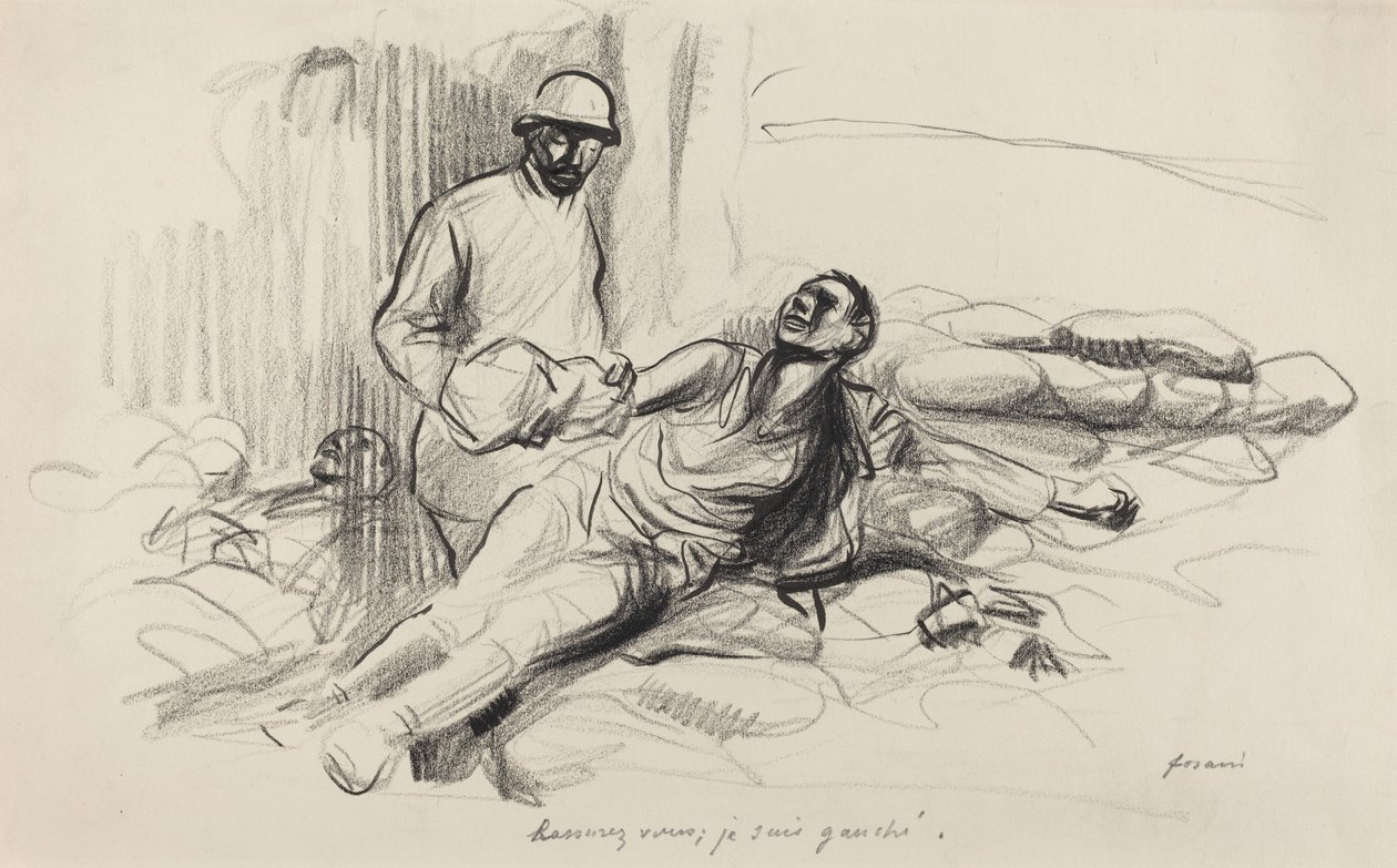 Bare rolig, jeg er tilbage., c. 19141919. af Jean-Louis Forain