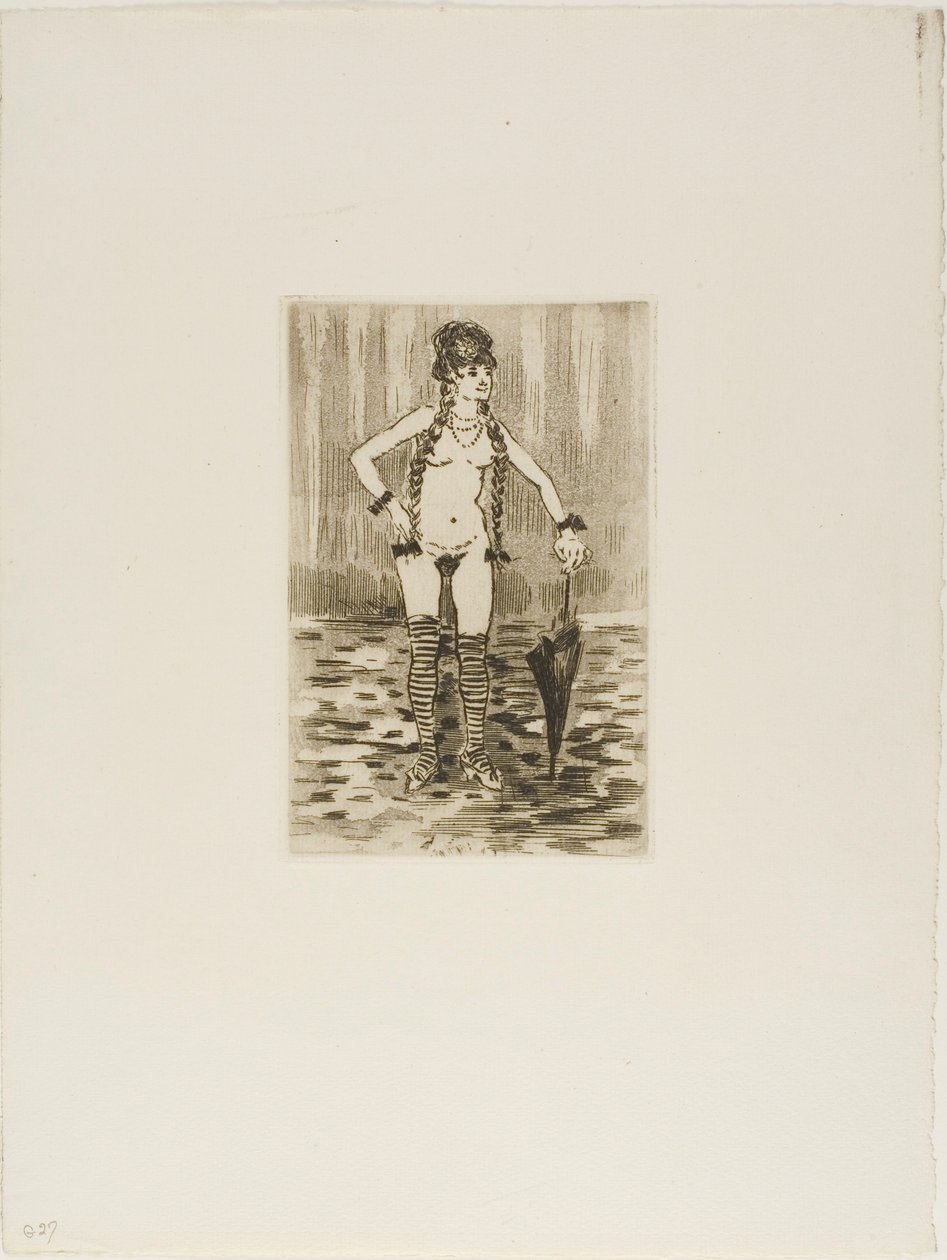Afvist forsidebillede til Marthe af Jean Louis Forain