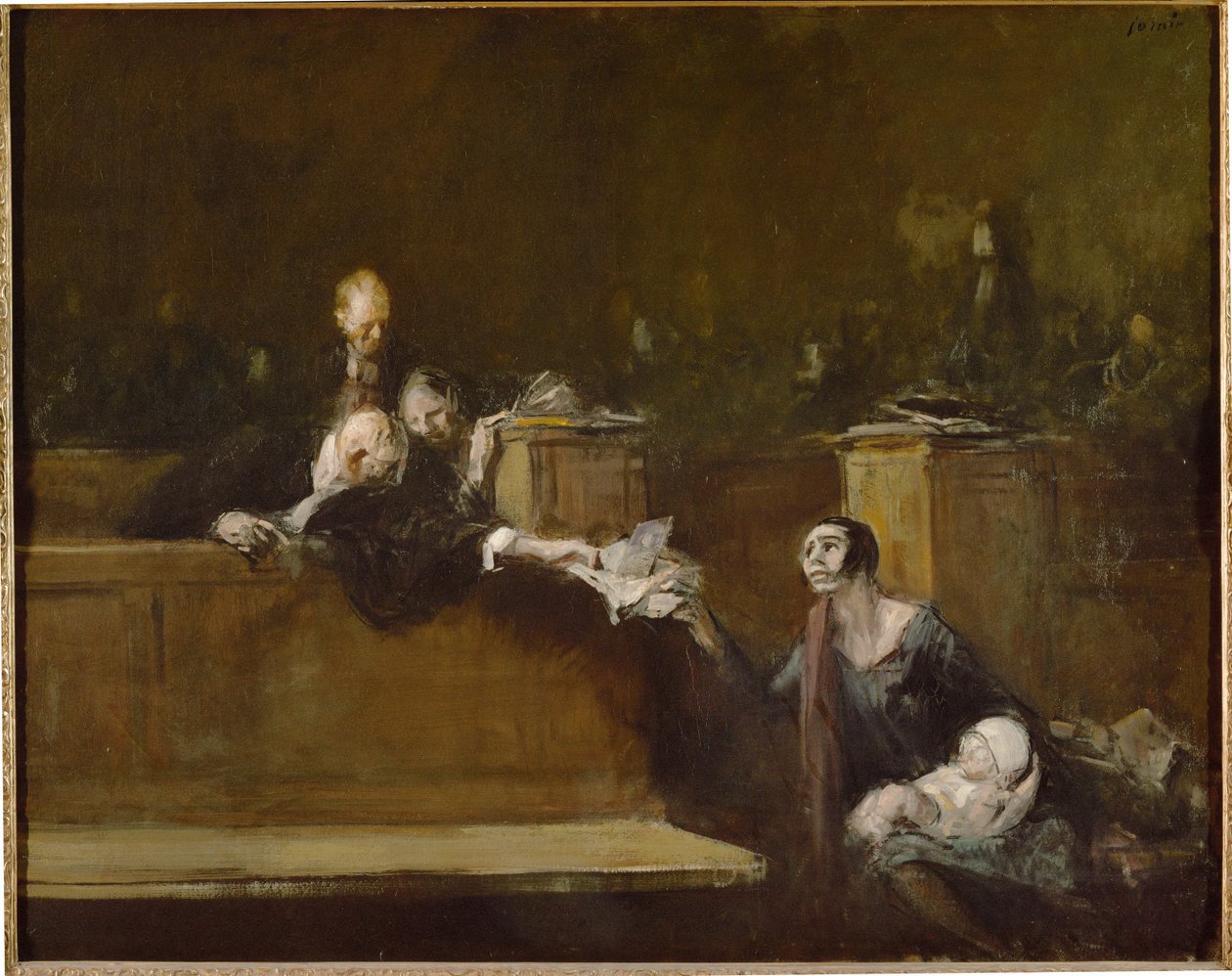 Retsscener ... af Jean Louis Forain