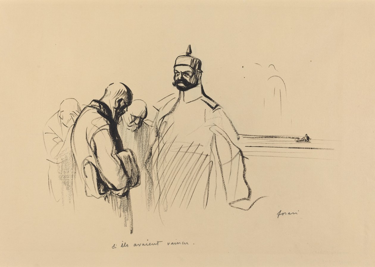 Hvis de havde vundet, ca. 1919. af Jean Louis Forain