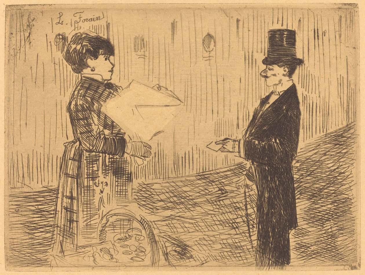 Buketten af Jean Louis Forain