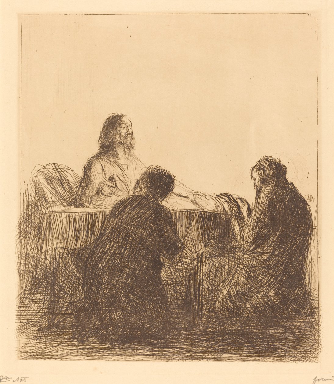 Brødets brydning af Jean Louis Forain