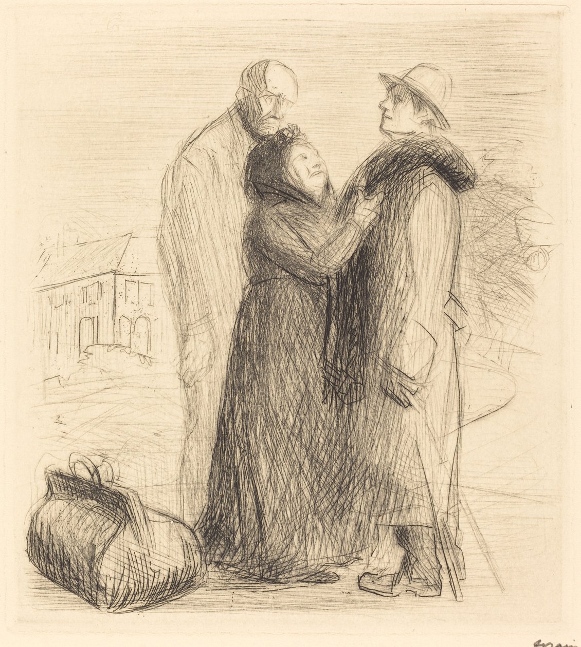 The Departure of the Prodigal Son (første plade, lodret) af Jean Louis Forain