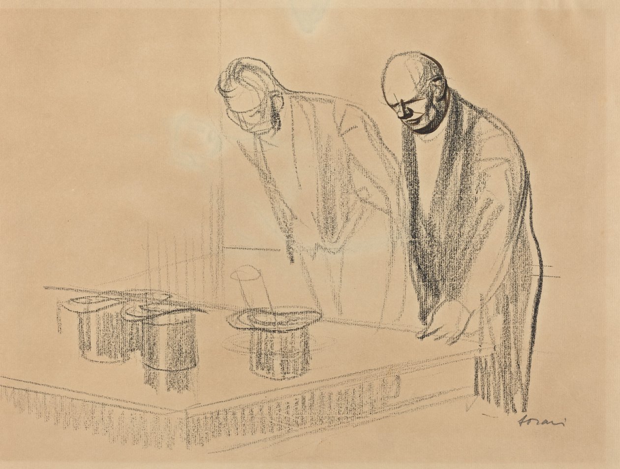 De allieredes hatte [recto] af Jean Louis Forain
