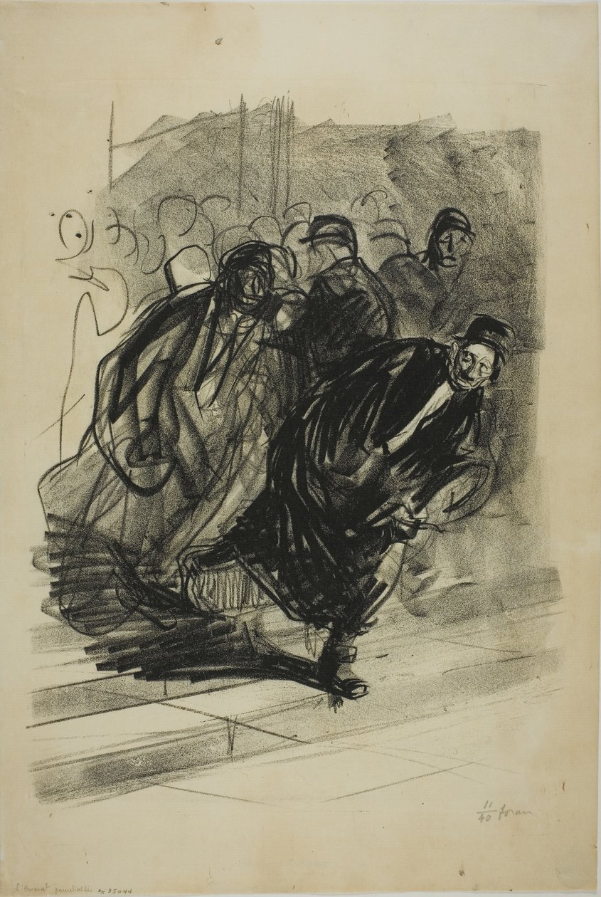 Advokaten forfulgte af Jean Louis Forain