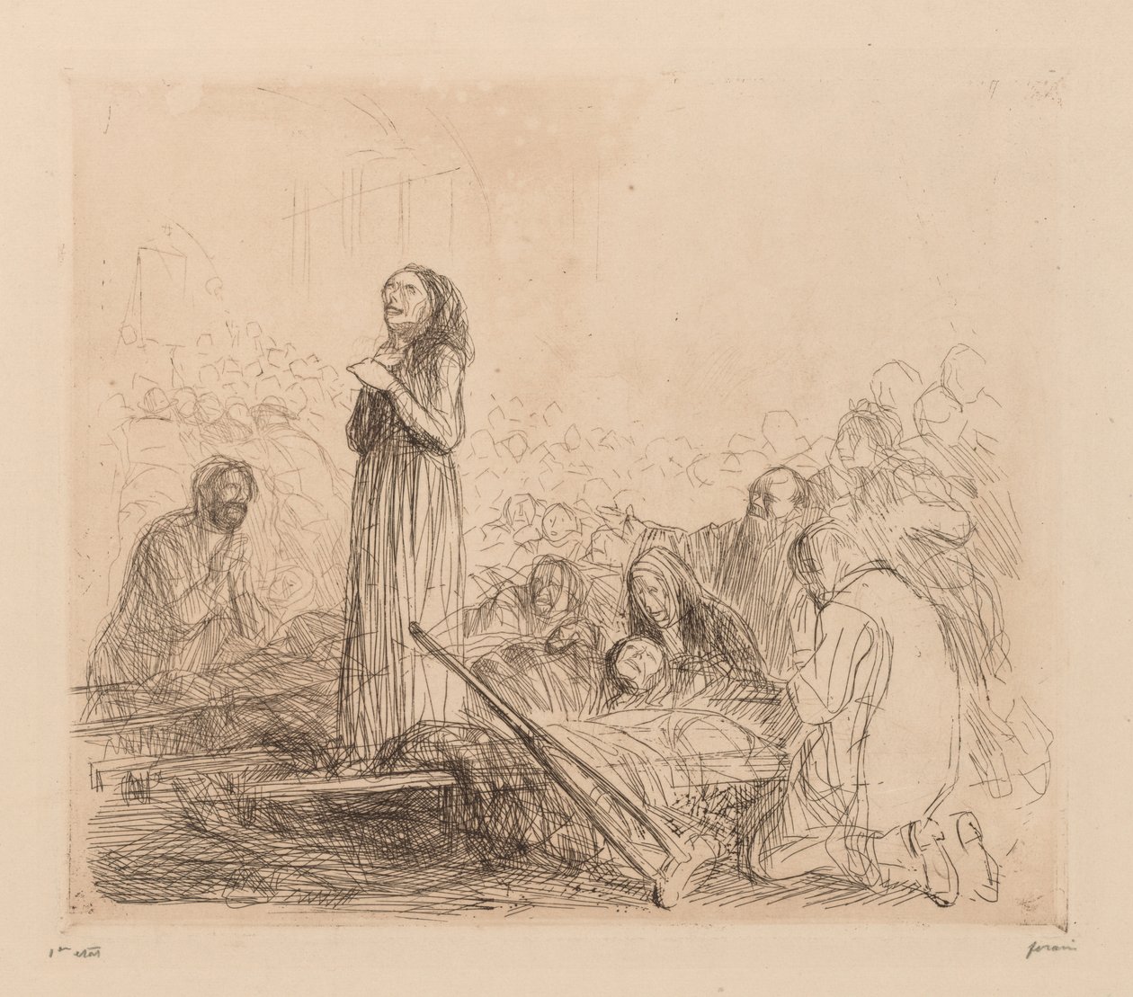 Miraklet i Lourdes af Jean Louis Forain