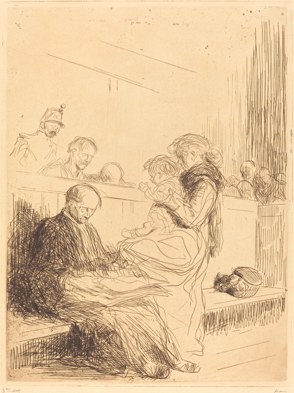 Fangen og barnet af Jean Louis Forain