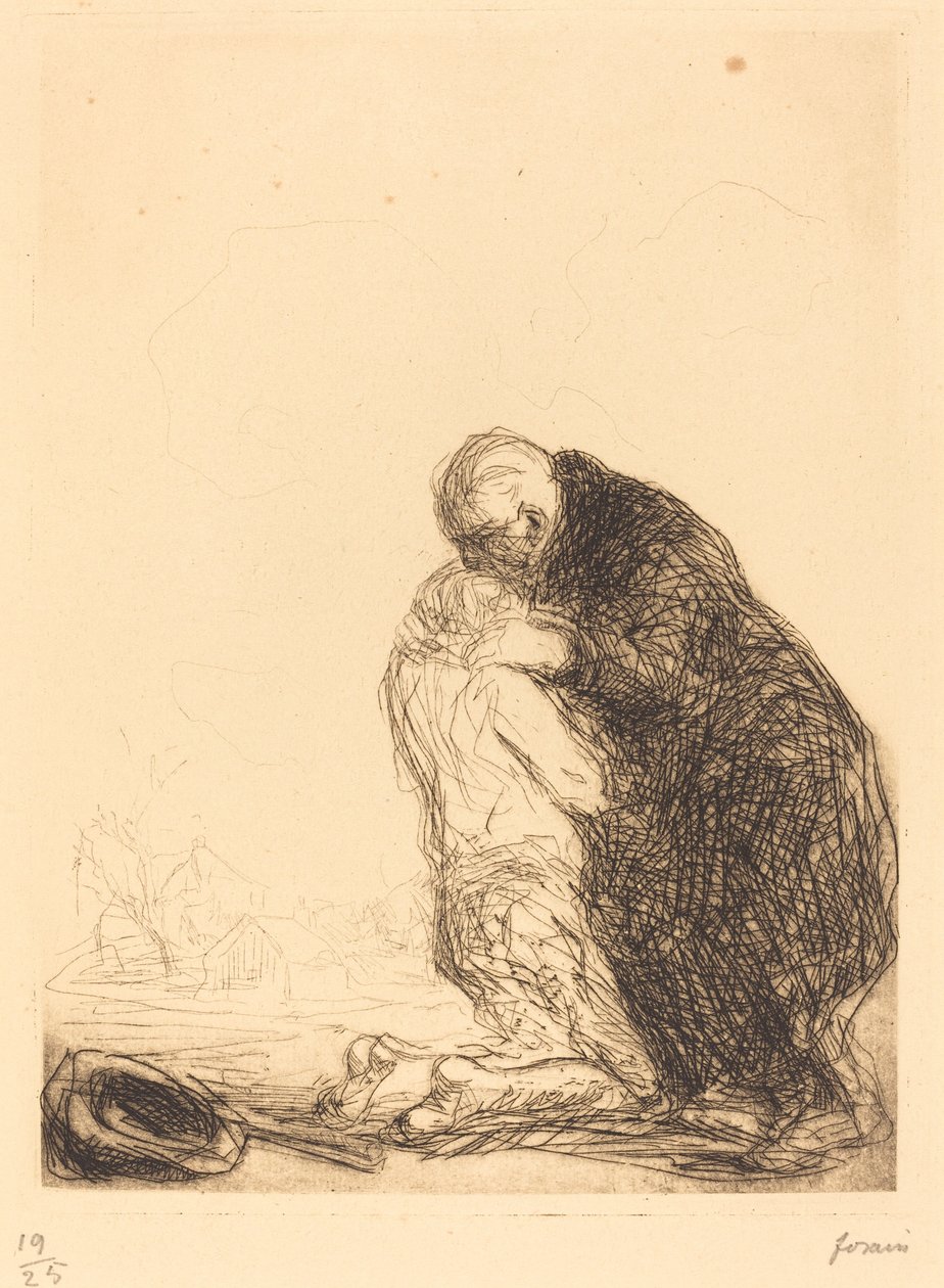 The Return of the Prodigal Son (tredje plade) af Jean Louis Forain