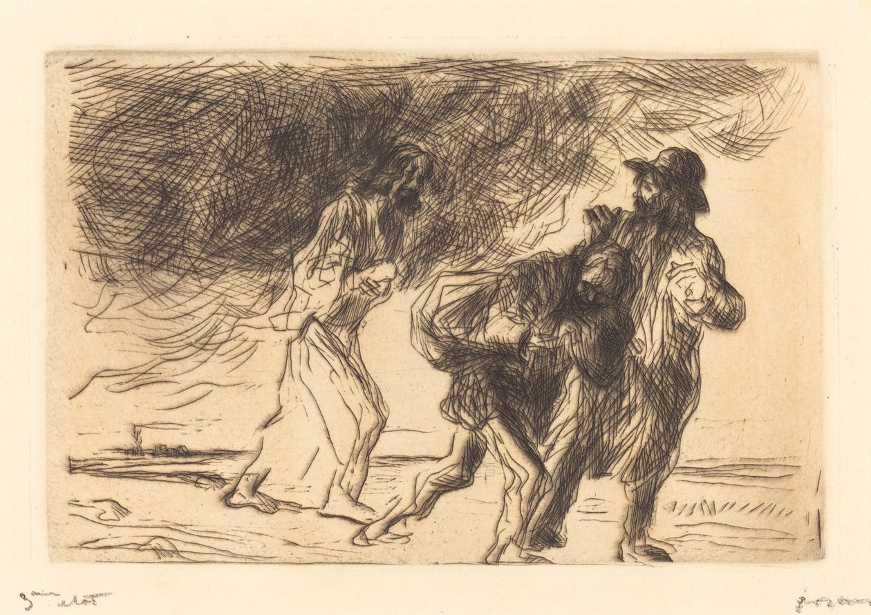 Vejen til Emmaus (første plade) af Jean Louis Forain