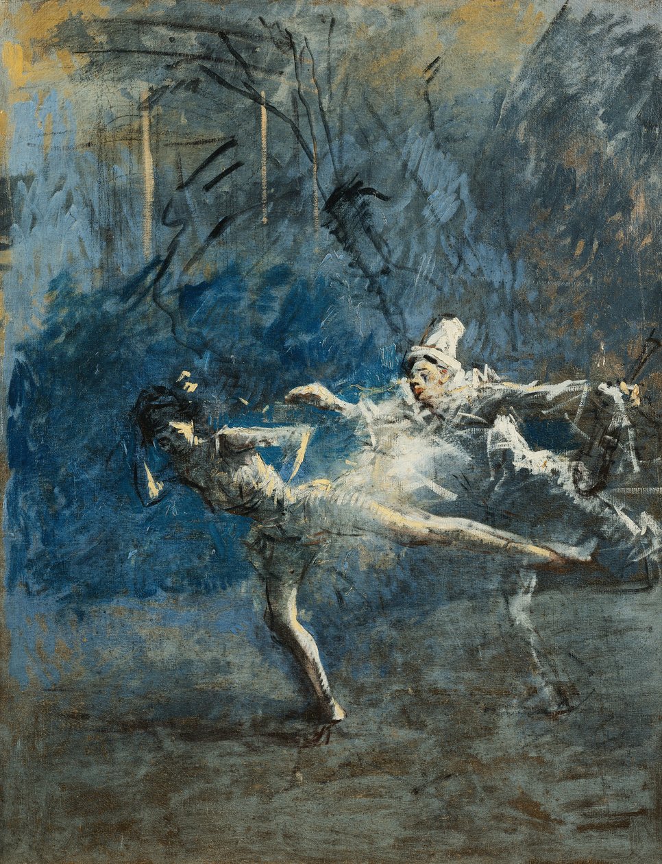 To dansere; to dansere, af Jean Louis Forain