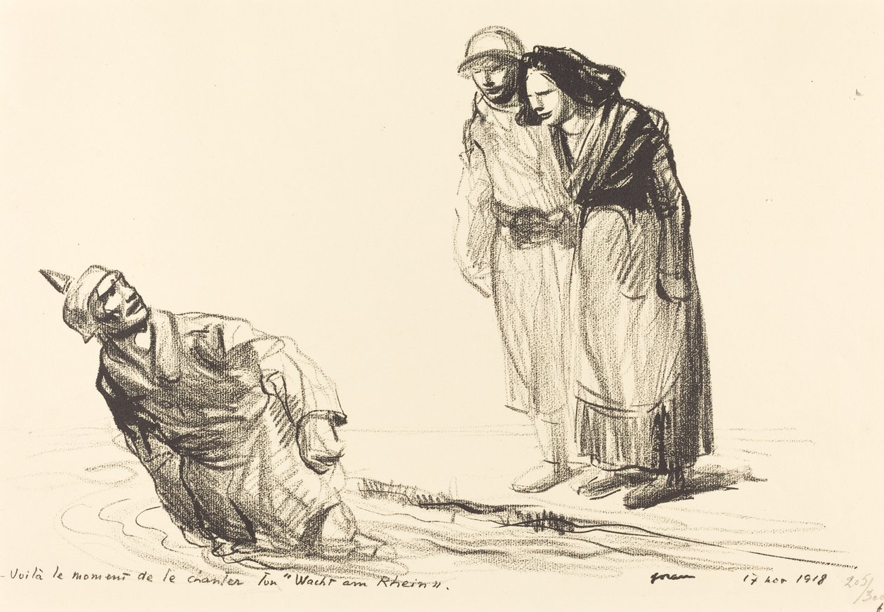 Dette er det øjeblik, du synger "Wacht am Rhein" af Jean Louis Forain