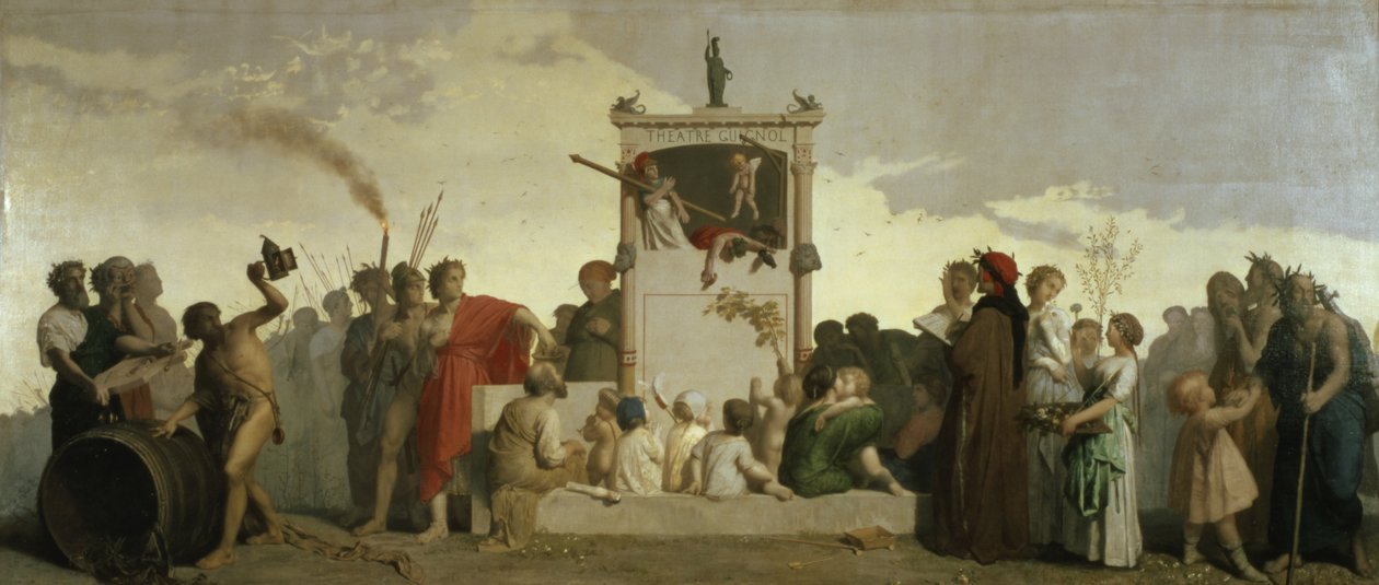 Den menneskelige komedie, ca. 1852 af Jean Louis Hamon